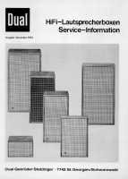 Dual CL-122-CL-132-CL-133-CL-143-CL-150-CL-160-CL-172-CL-173-CL-180-CL-190-Service-Manual